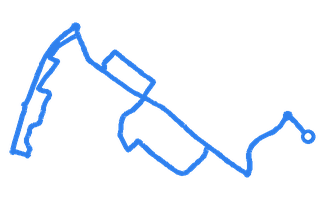 Route shape for Route 14 (NEW) at Northampton DTC
