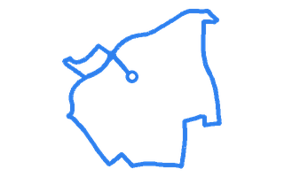 Route shape for Route 16 at Northampton DTC