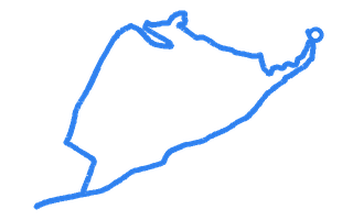 Route shape for Route 1 at Northwich DTC