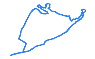 Route shape for Route 5 at Northwich DTC