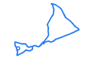 Route shape for Route 10 at Northwich DTC