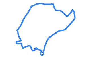 Route shape for Route 6 at Nottingham (Chilwell) DTC