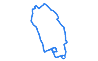 Route shape for Route 13 at Nottingham (Chilwell) DTC
