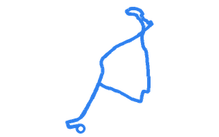 Route shape for Route 1 at Nottingham (Colwick) DTC