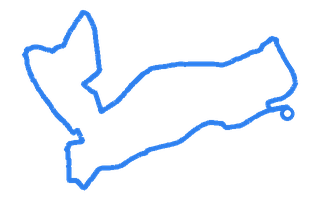Route shape for Route 10 at Nottingham (Colwick) DTC