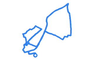 Route shape for Route 14 at Nottingham (Colwick) DTC
