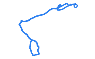 Route shape for Route 15 at Nottingham (Colwick) DTC