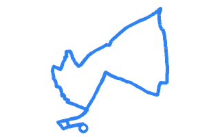 Route shape for Route 17 at Nottingham (Colwick) DTC