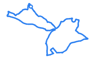 Route shape for Route 6 at Nottingham (Watnall) DTC