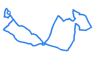 Route shape for Route 7 at Nottingham (Watnall) DTC