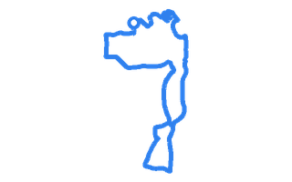 Route shape for Route 6 at Nuneaton DTC