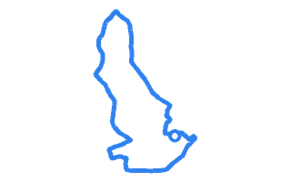 Route shape for Route 10 at Nuneaton DTC