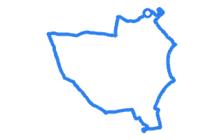 Route shape for Route 17 (NEW) at Nuneaton DTC