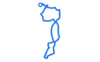Route shape for Route 19 (NEW) at Nuneaton DTC