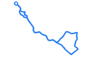 Route shape for Route 1 at Orkney DTC