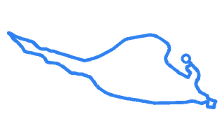 Route shape for Route 2 at Orkney DTC