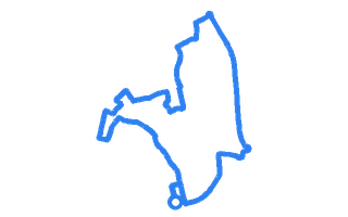 Route shape for Route 4 at Oswestry DTC