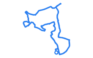Route shape for Route 5 at Oswestry DTC