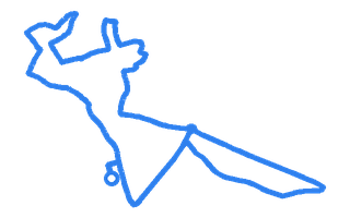 Route shape for Route 6 at Oswestry DTC