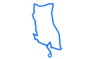 Route shape for Route 10 at Oswestry DTC