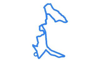 Route shape for Route 11 at Oswestry DTC