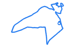 Route shape for Route 12 at Oswestry DTC