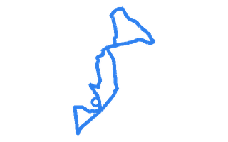 Route shape for Route 13 at Oswestry DTC