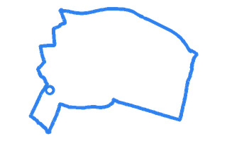 Route shape for Route 4 at Oxford (Cowley) DTC