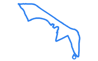 Route shape for Route 13 at Oxford (Cowley) DTC