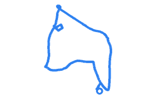 Route shape for Route 14 at Oxford (Cowley) DTC