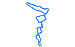 Route shape for Route 18 (NEW) at Oxford (Cowley) DTC