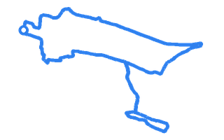 Route shape for Route 1 at Pembroke Dock DTC