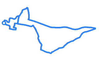 Route shape for Route 2 at Pembroke Dock DTC