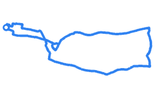 Route shape for Route 4 at Pembroke Dock DTC