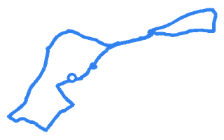 Route shape for Route 1 (NEW) at Penzance DTC