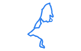 Route shape for Route 5 at Penzance DTC