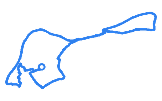 Route shape for Route 6 (NEW) at Penzance DTC