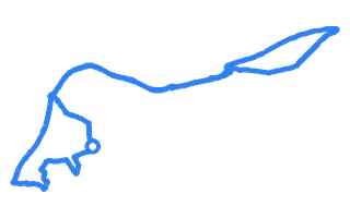 Route shape for Route 8 (NEW) at Penzance DTC