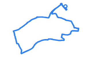 Route shape for Route 1 at Perth DTC (Arran Road)