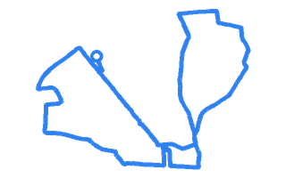 Route shape for Route 8 at Perth DTC (Arran Road)