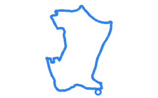 Route shape for Route 2 at Peterborough DTC
