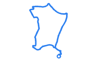Route shape for Route 5 at Peterborough DTC