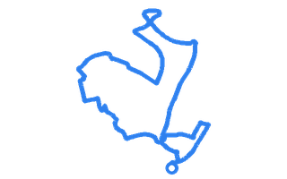 Route shape for Route 7 at Peterborough DTC