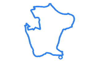 Route shape for Route 8 at Peterborough DTC