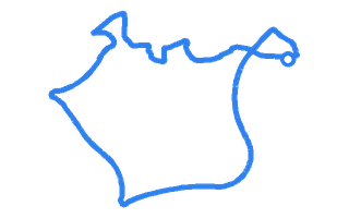 Route shape for Route 19 (NEW) at Peterborough DTC