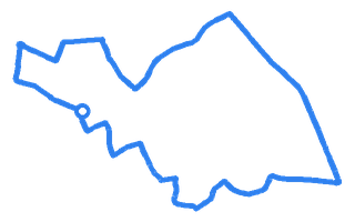 Route shape for Route 1 at Pinner (London) DTC