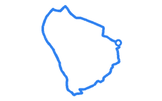 Route shape for Route 2 at Pinner (London) DTC