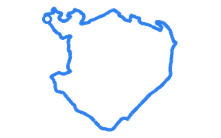 Route shape for Route 8 at Plymouth DTC