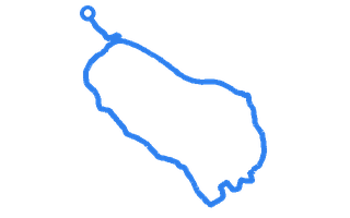 Route shape for Route 12 at Plymouth DTC