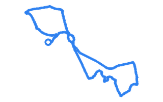 Route shape for Route 4 at Pontefract DTC (Castleford)